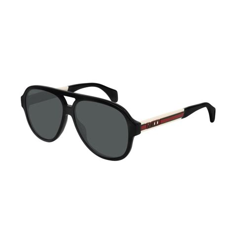 aviador gucci|Men's Designer Luxury Aviator Sunglasses .